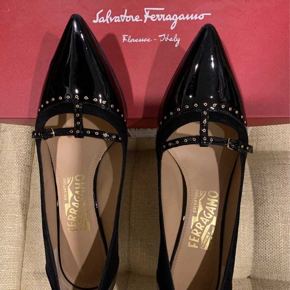 Salvatore Ferragamo Bow Toe Heels - image 1