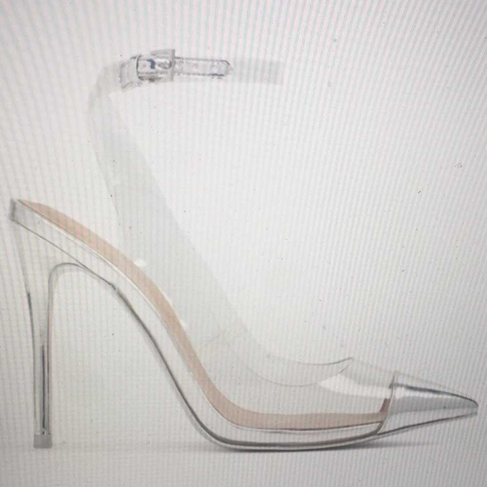 ALDO KILANNA CLEAR SILVER TOES & HEELS ( - image 6