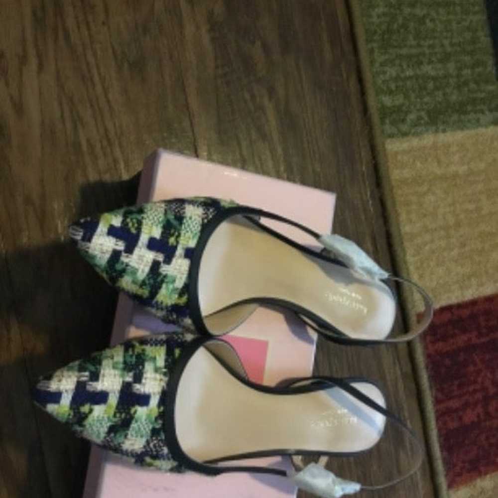 Kate Spade ladies tweed sling back shoe - image 5