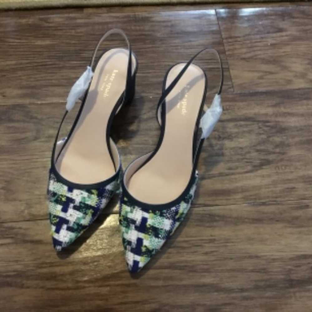 Kate Spade ladies tweed sling back shoe - image 7