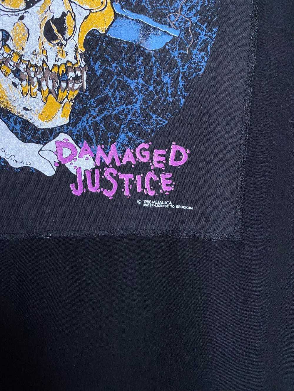 Vintage New Roads Metallica -Damaged Justice - image 4