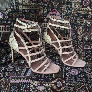 NWOT Bcbgmaxazria Ilsa Caged Heels 8.5