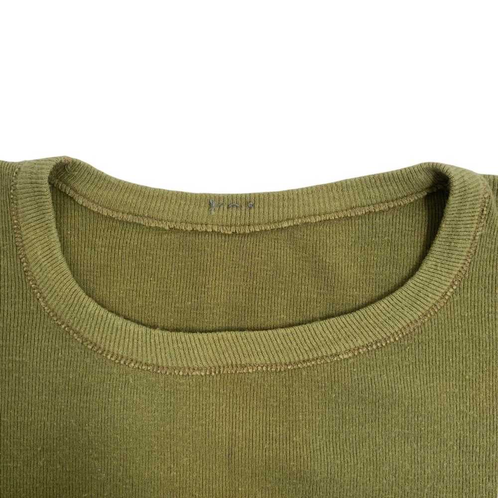 Military × Vintage 40s Thermal Shirt - image 2