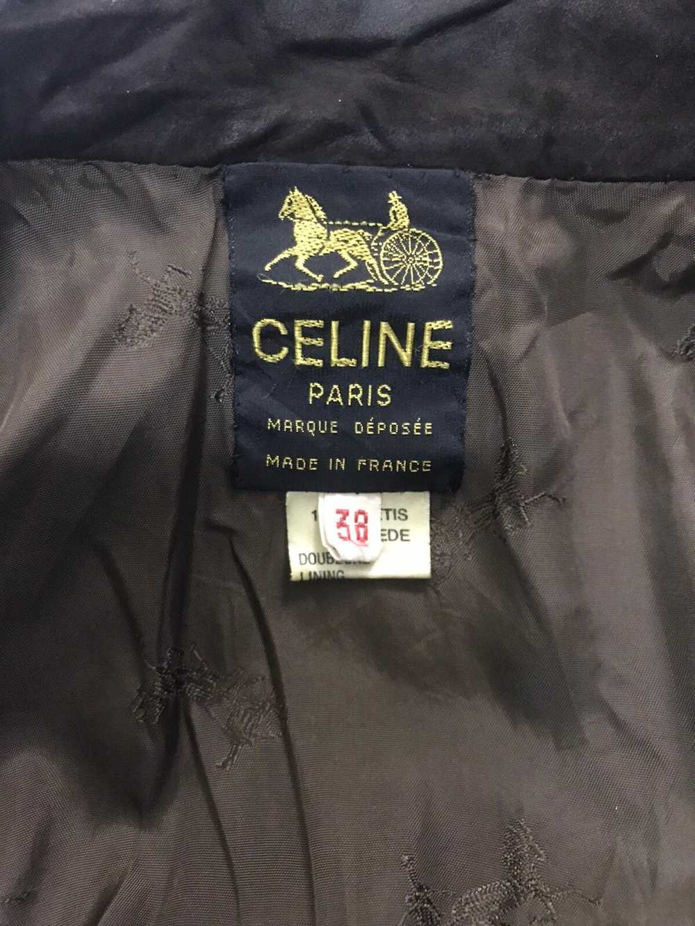 Celine Celine By Hedi Slimane Leather Long Coat - image 2