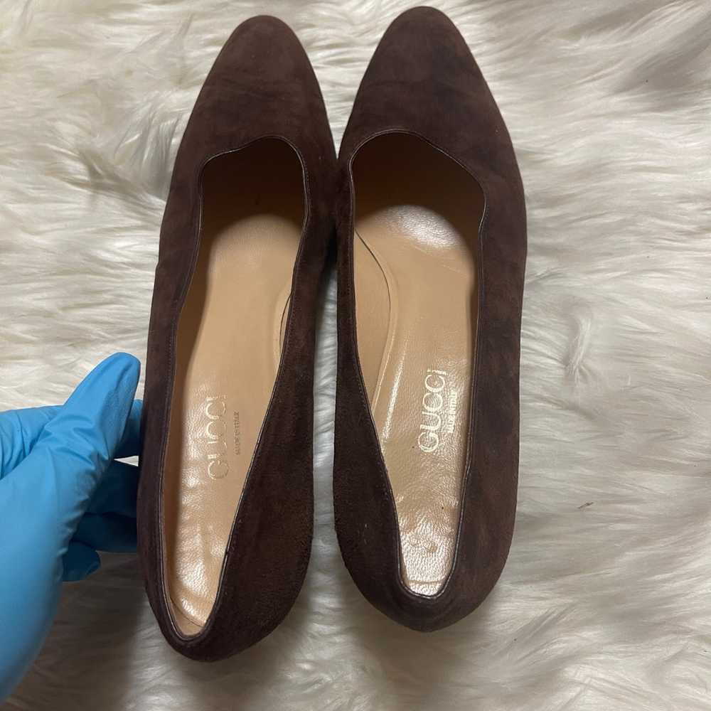 Vintage Gucci Suede Pumps - image 2