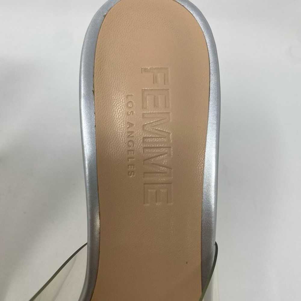 FEMME LA The Ford Mule - Metallic Silver size 39 - image 6