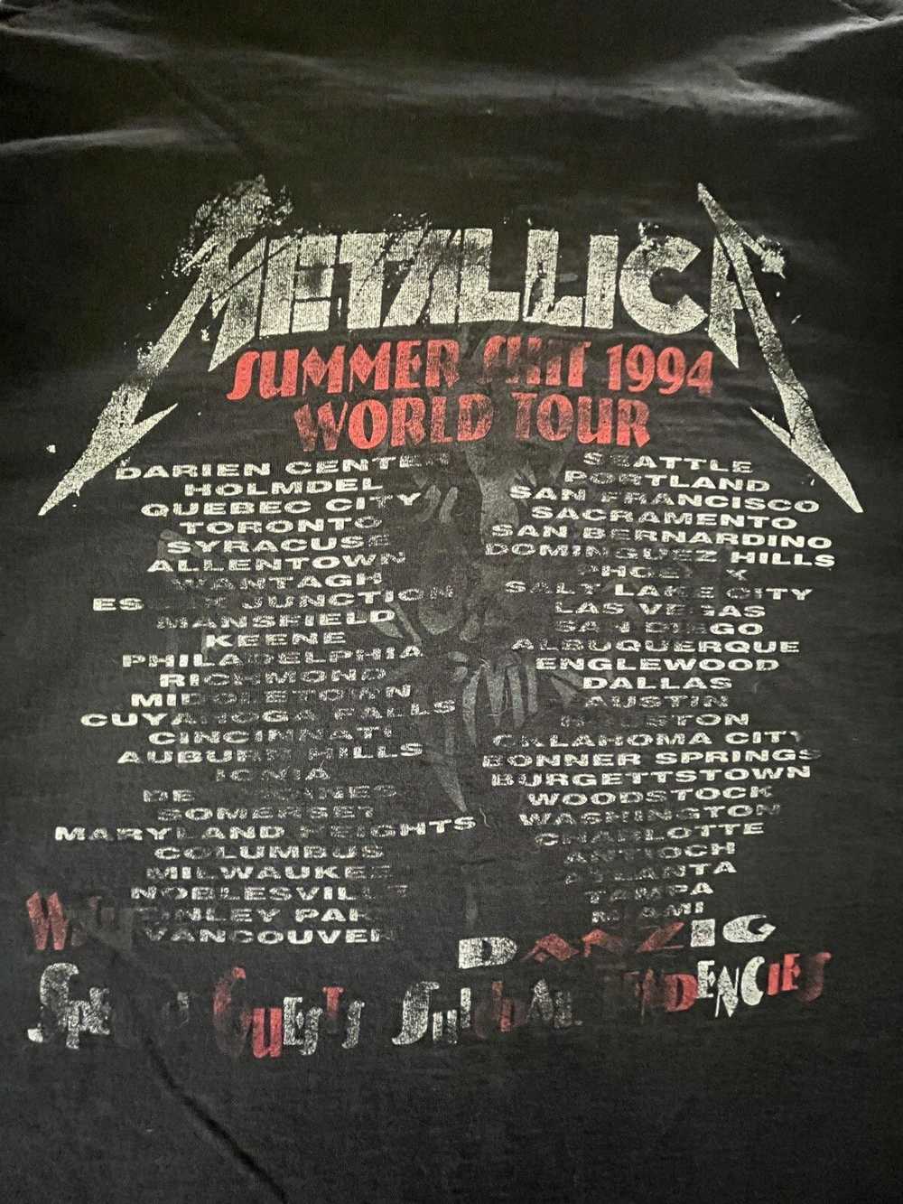 Metallica Metallica Danzig SxTx ‘94 Vintage Conce… - image 1