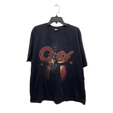 VTG OZZY OSBOURNE TSHIRT MENS XL FADED Y2K AOP ANVIL