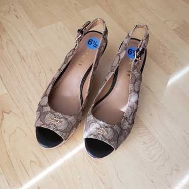 Coach 3" Wedge Heels 6.5