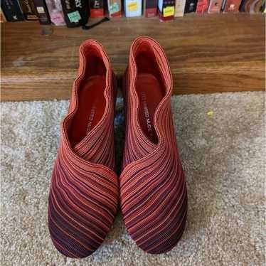 united nude fold mid red gradient boot sz 37 euc - image 1