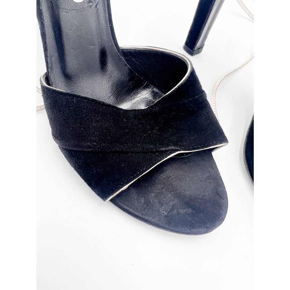 Valentino Garavani Black Peep Toe Heels Size 36.5… - image 10