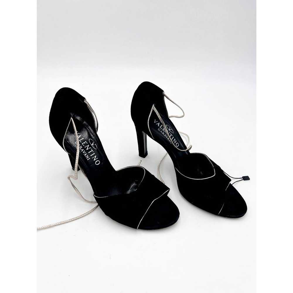 Valentino Garavani Black Peep Toe Heels Size 36.5… - image 7