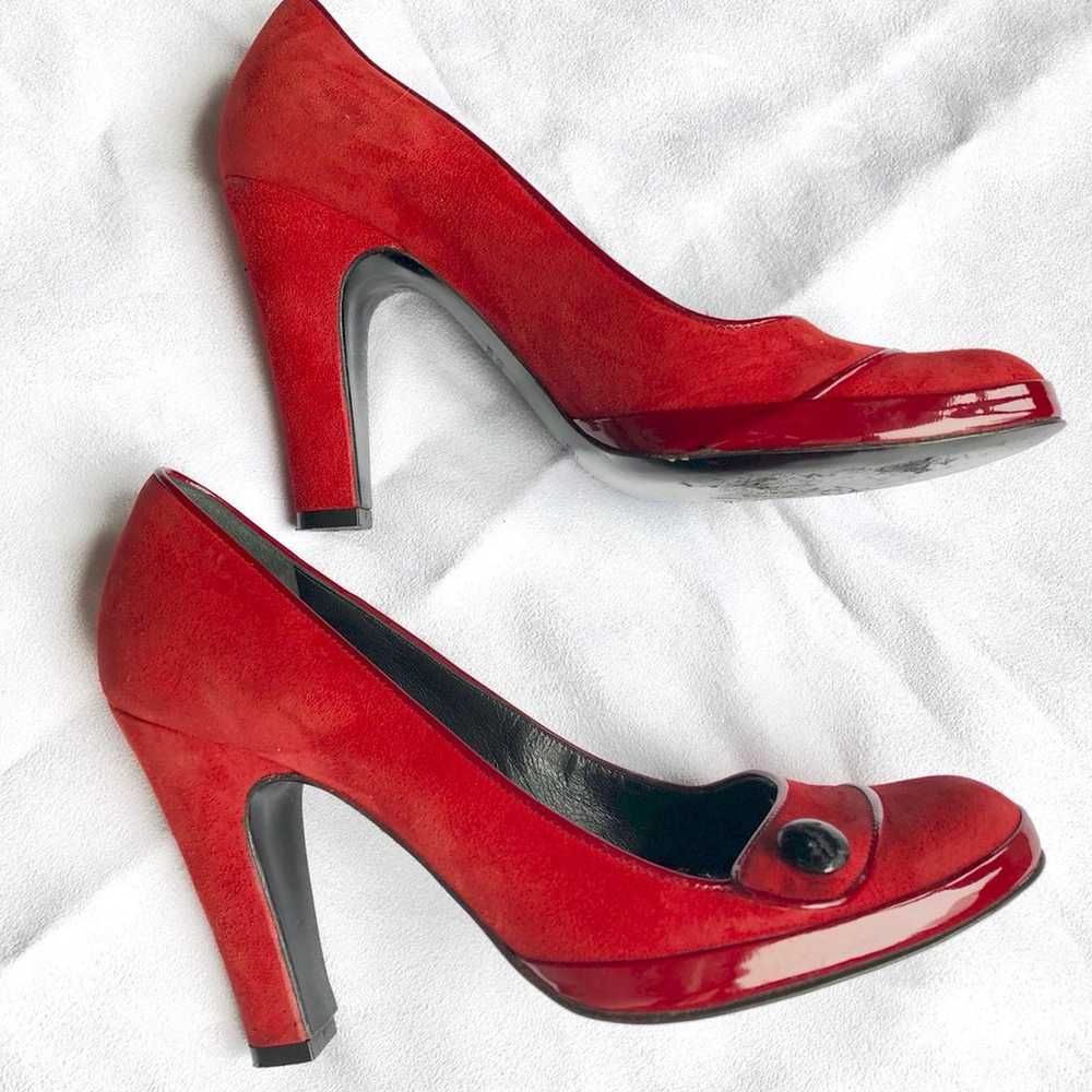 Marc Jacobs Red Suede Pump - image 6