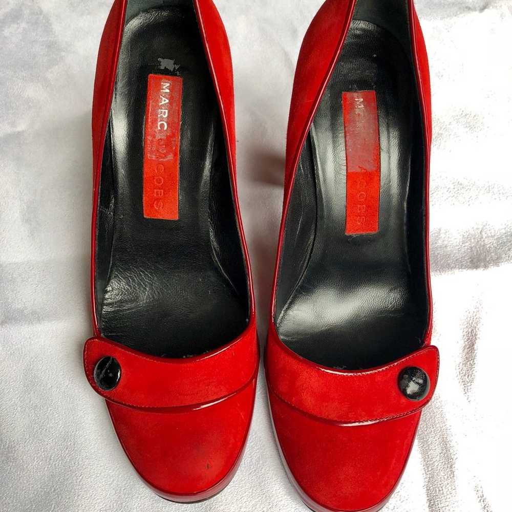 Marc Jacobs Red Suede Pump - image 7