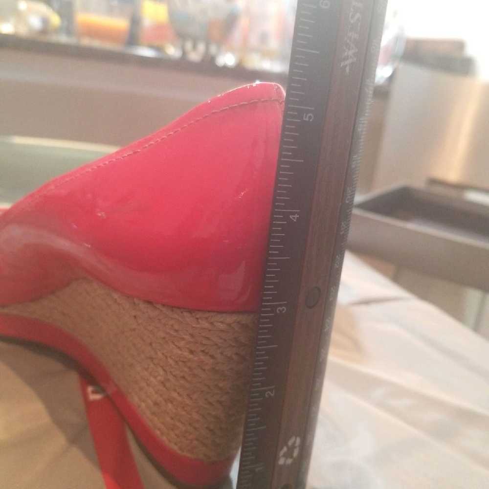 Prada patent pink wedge shoes. Italian s - image 6