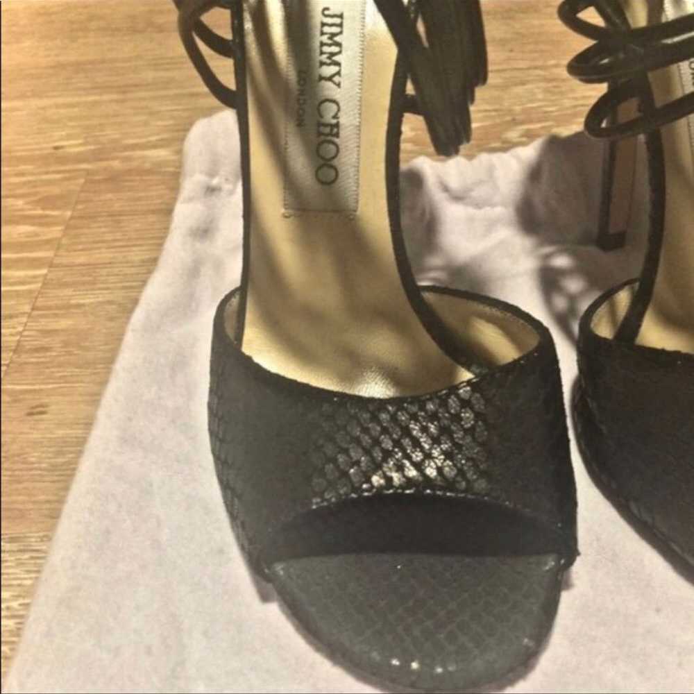 Authentic Black Jimmy Choo Heels - image 1