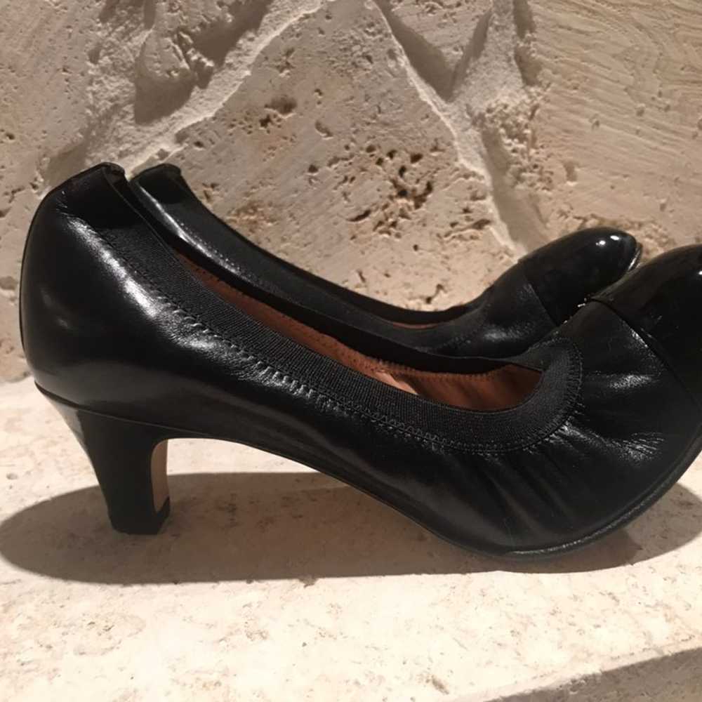 Anyi Lu black patent leather women shoes - image 4