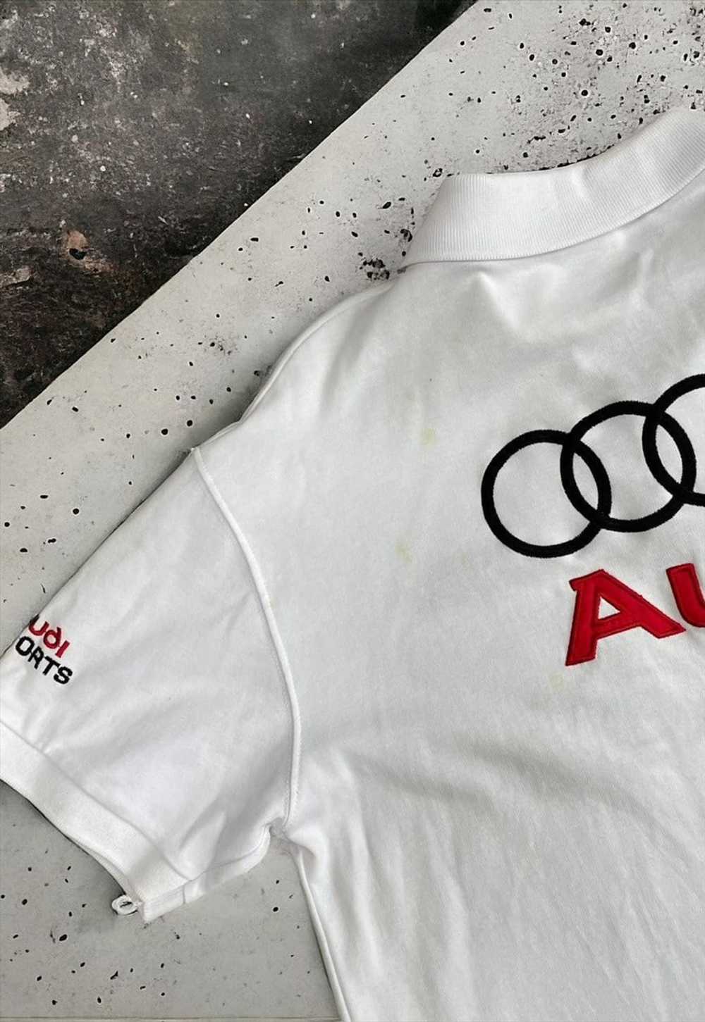 Vintage Audi Sport Moto Racing Polo Shirt - image 4