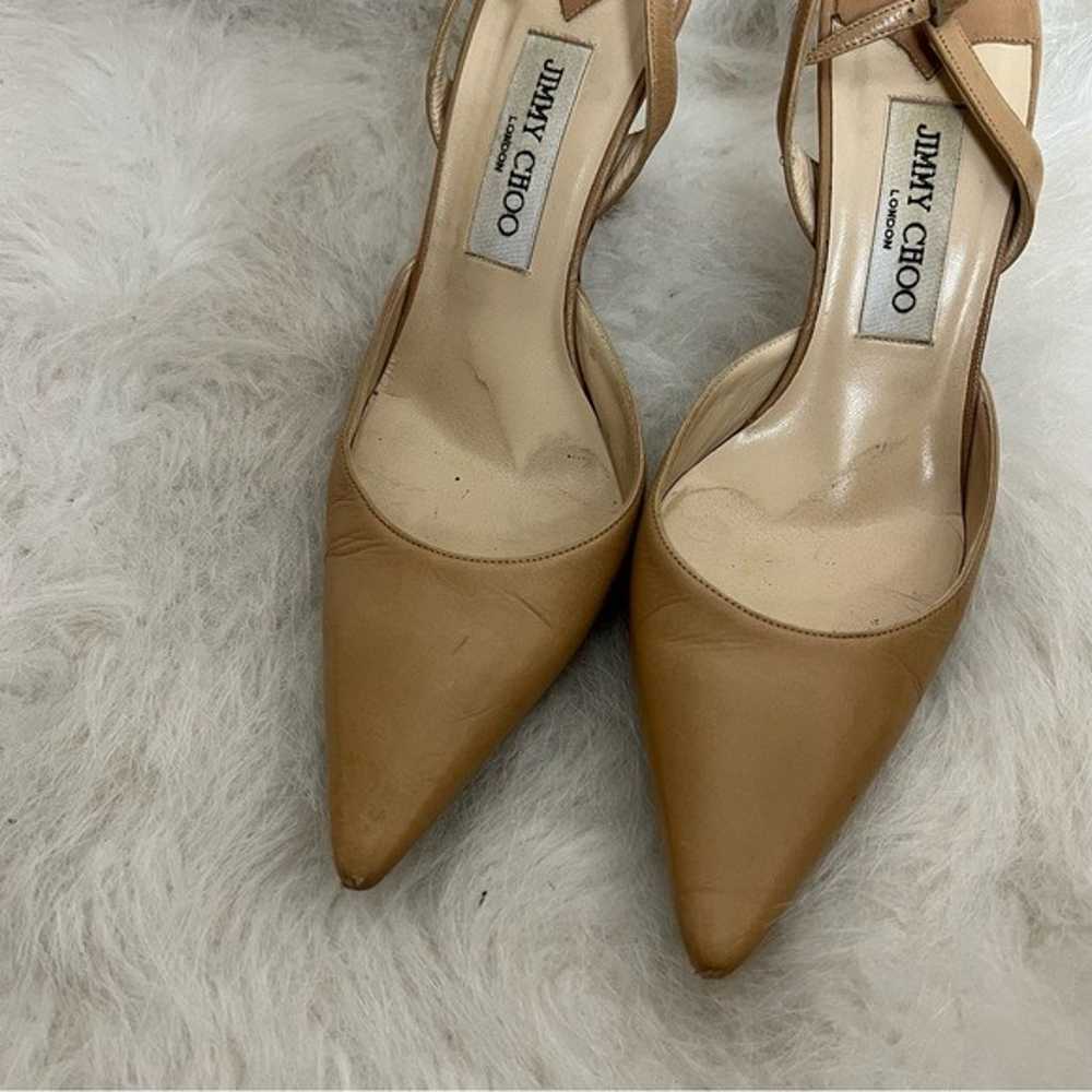 Jimmy Choo Slingback Pointed Toe Pump Heels - image 6