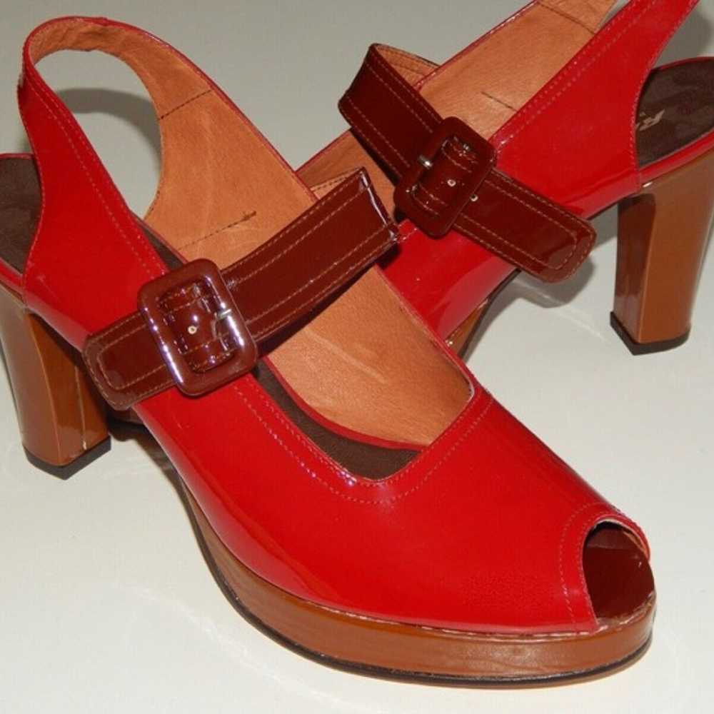 REMIX vintage red patent Mary Jane heels - image 1