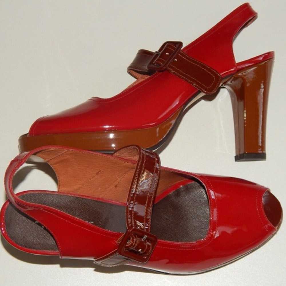 REMIX vintage red patent Mary Jane heels - image 2