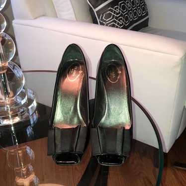 Prada Patent PeepToe Heels 39.5 - image 1