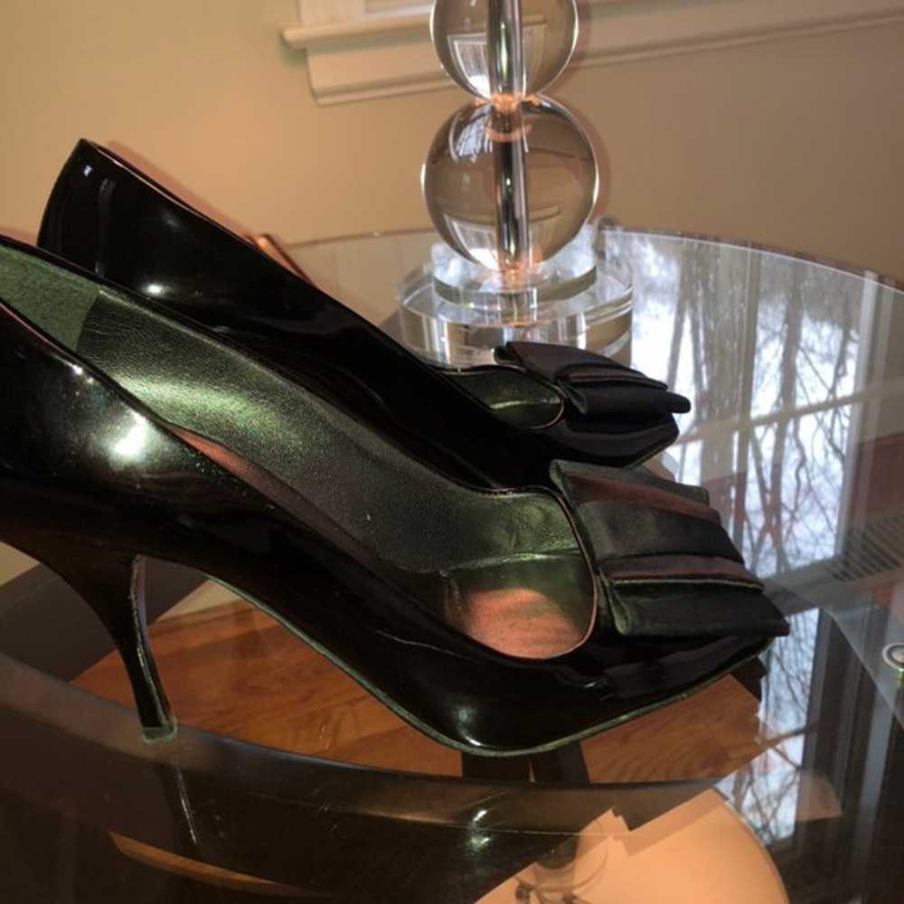 Prada Patent PeepToe Heels 39.5 - image 5