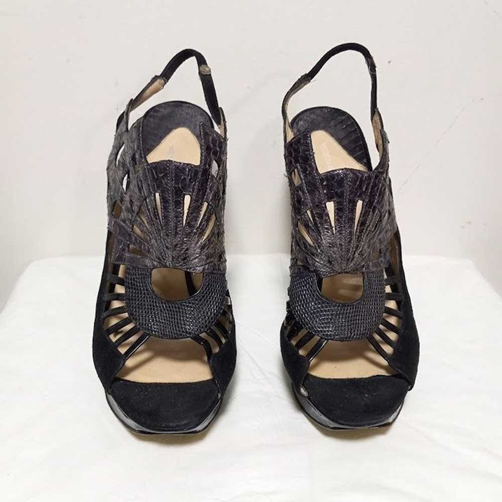 Nicholas Kirkwood Python Leather Stiletto Heels S… - image 4