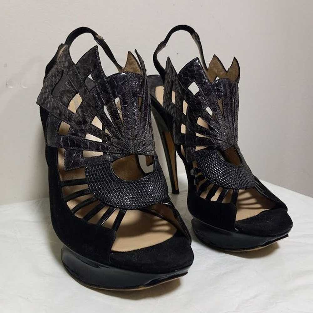 Nicholas Kirkwood Python Leather Stiletto Heels S… - image 7