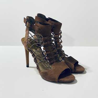 Vince Camuto Brown Strappy Heels