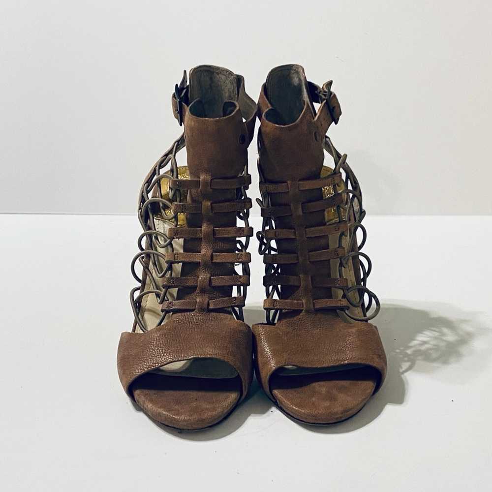 Vince Camuto Brown Strappy Heels - image 3
