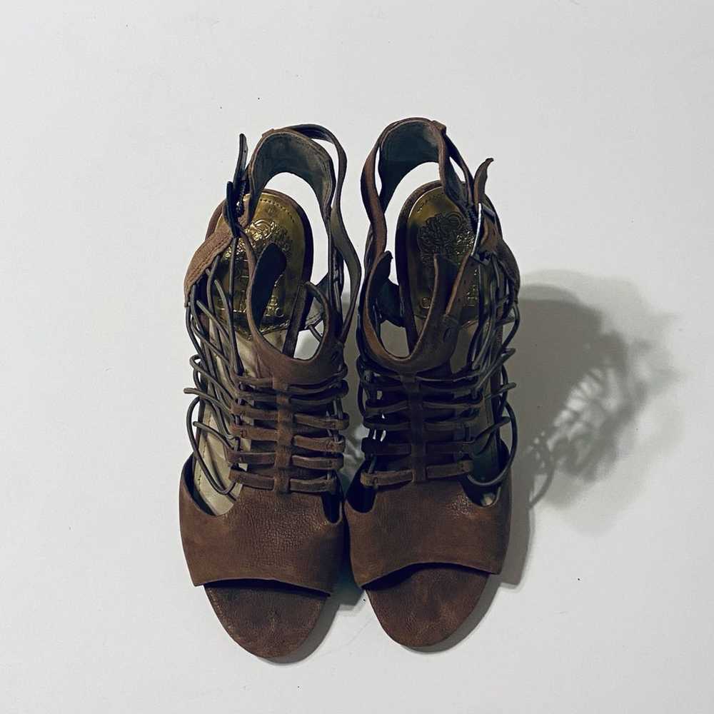 Vince Camuto Brown Strappy Heels - image 4