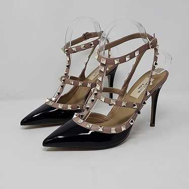Kaitlyn Pan Black Studded Pumps Size 7.5 - image 1