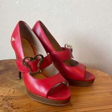 Love Moschino Red heels size 37 - image 1
