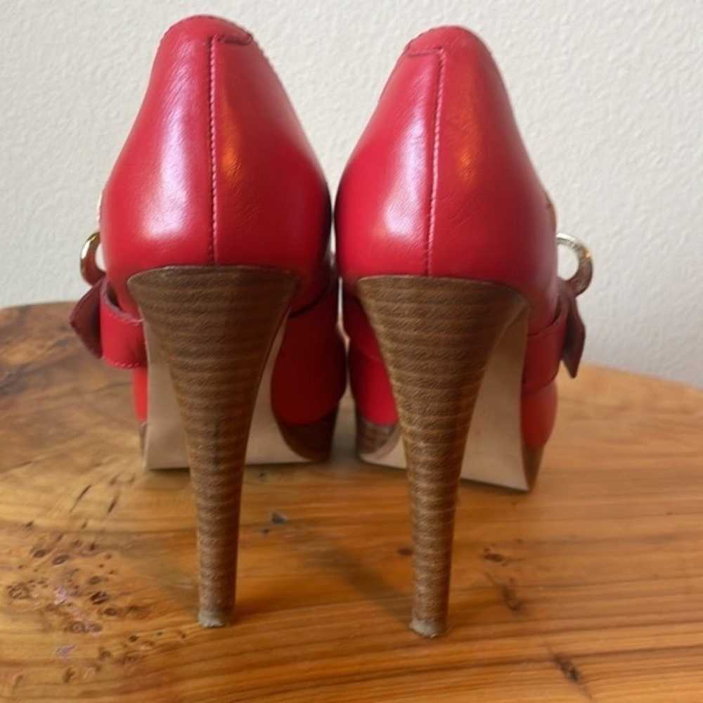 Love Moschino Red heels size 37 - image 4