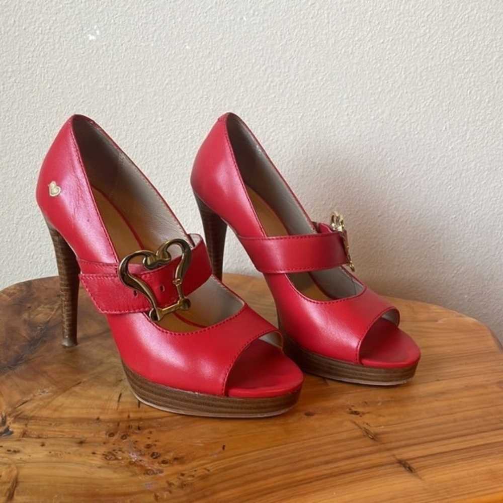 Love Moschino Red heels size 37 - image 7