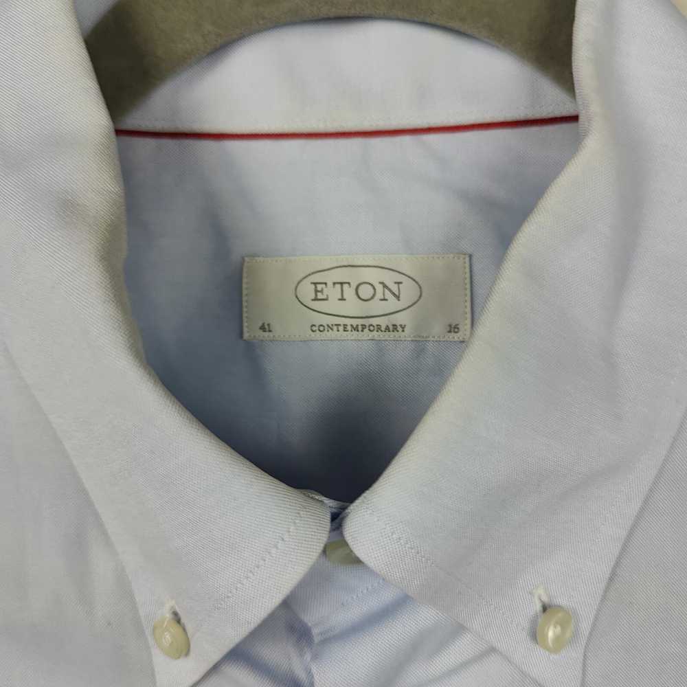 Eton Eton Dress Shirt Mens 16 41 Blue 100% Cotton… - image 7