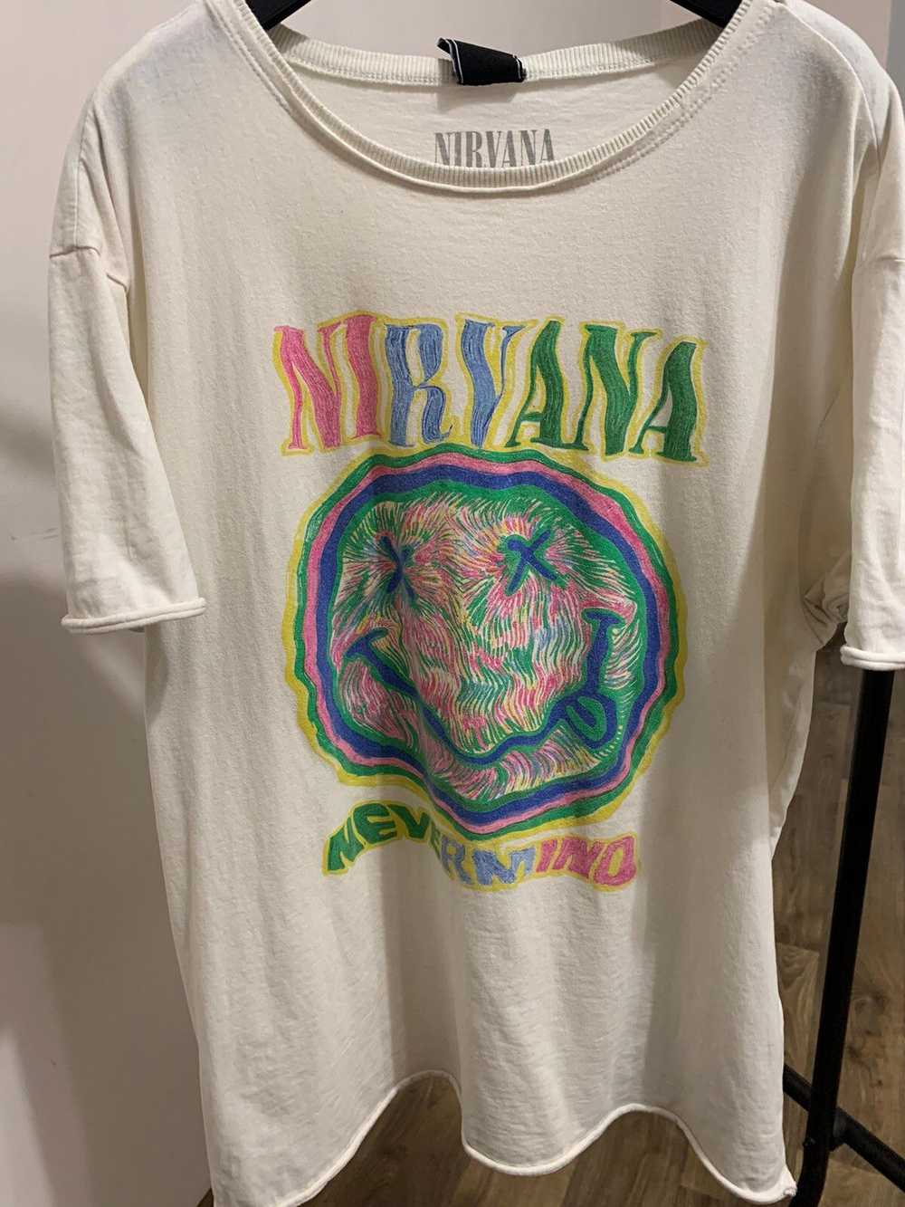 Band Tees × Nirvana × Vintage Nirvana Nevermind V… - image 7