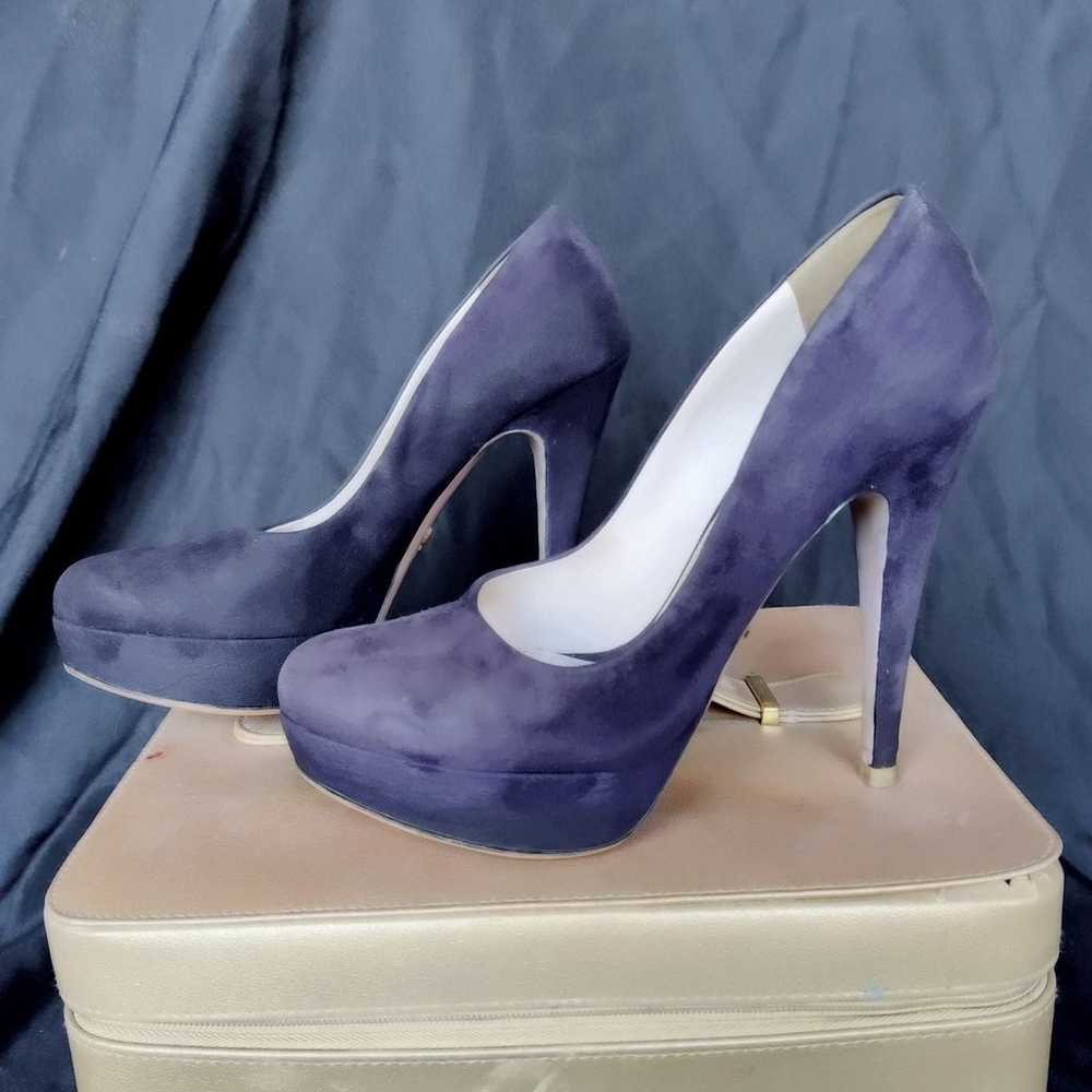 PRADA purple suede pumps size 37 - image 6