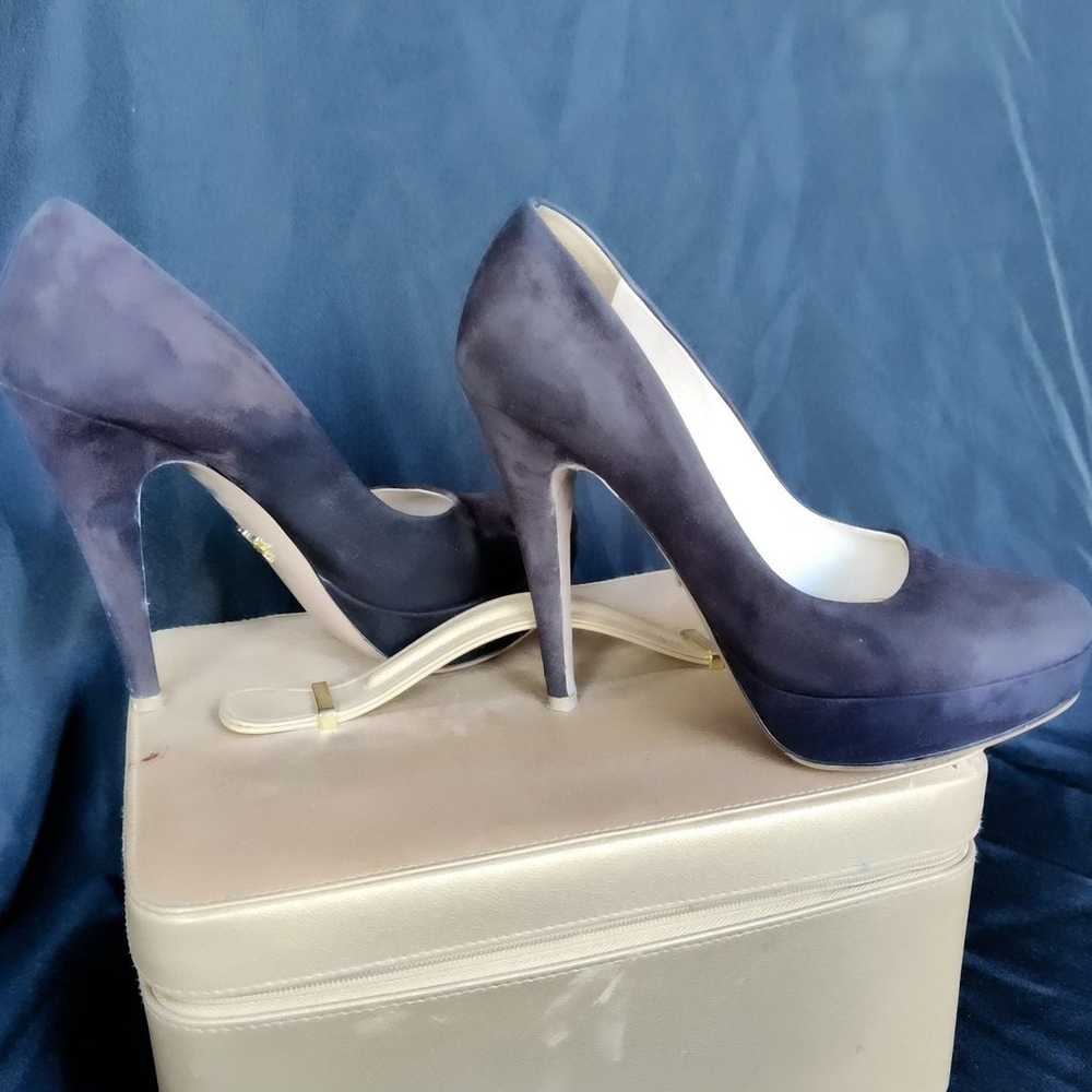 PRADA purple suede pumps size 37 - image 7