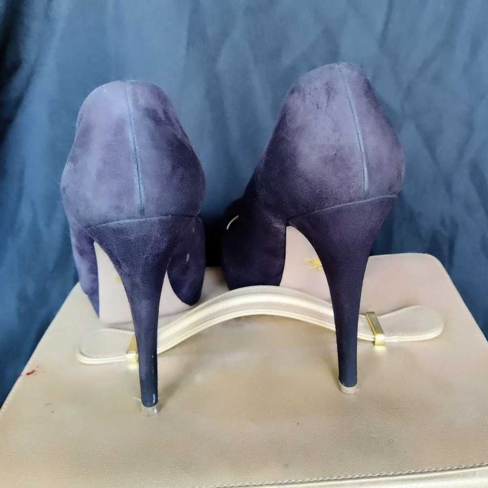 PRADA purple suede pumps size 37 - image 8