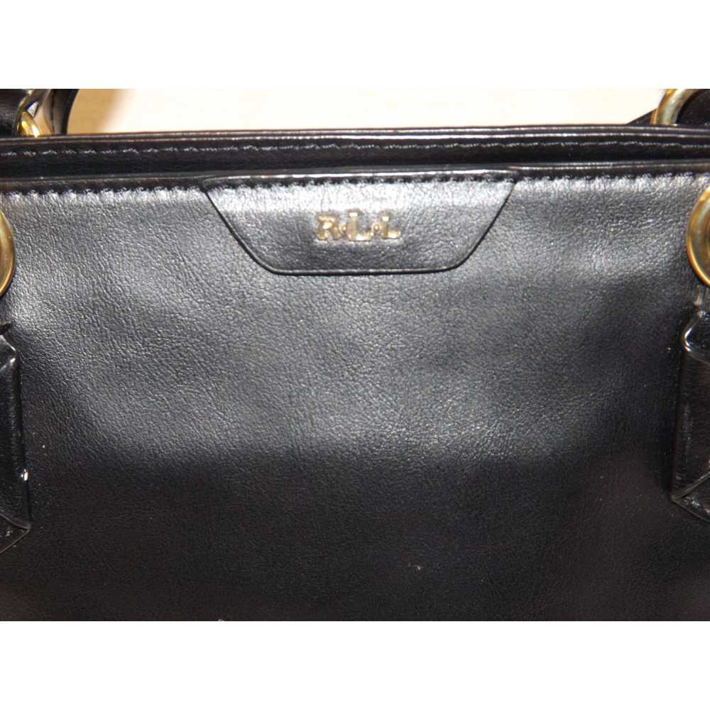 Ralph Lauren Ralph Lauren Handbag Purse Black Lea… - image 10