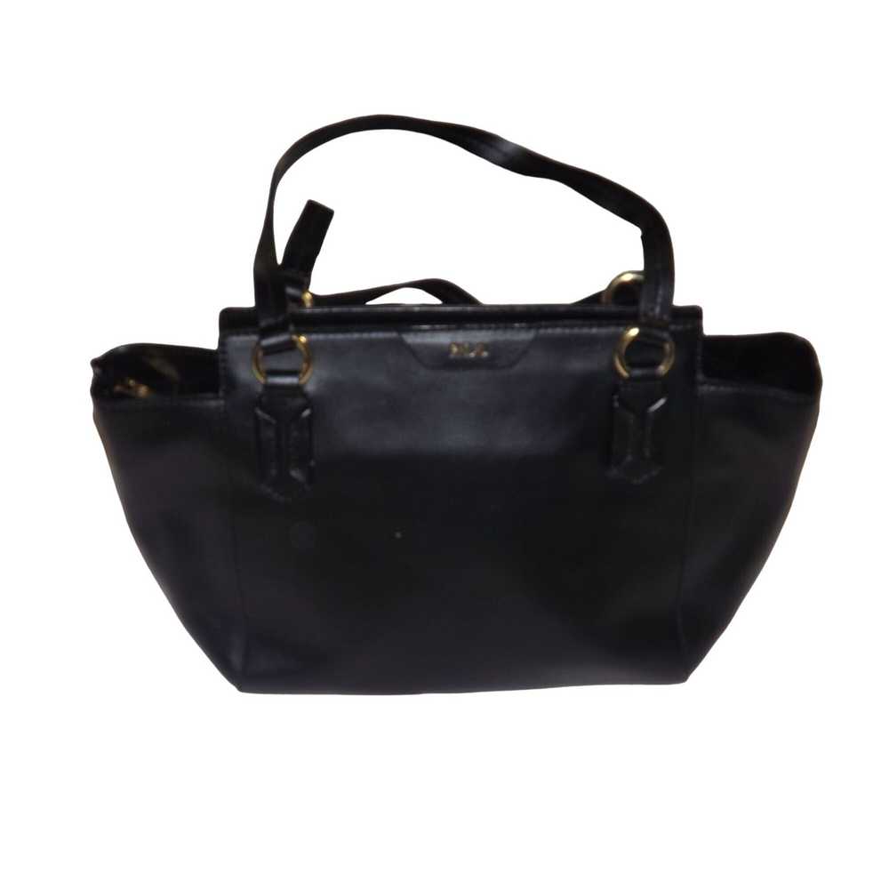 Ralph Lauren Ralph Lauren Handbag Purse Black Lea… - image 1