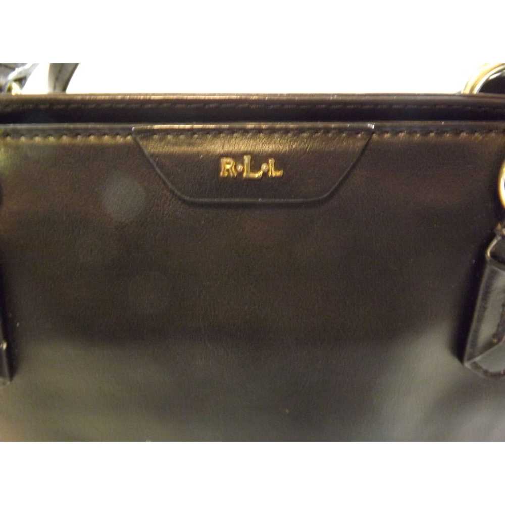 Ralph Lauren Ralph Lauren Handbag Purse Black Lea… - image 2