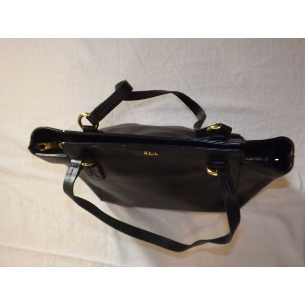 Ralph Lauren Ralph Lauren Handbag Purse Black Lea… - image 5