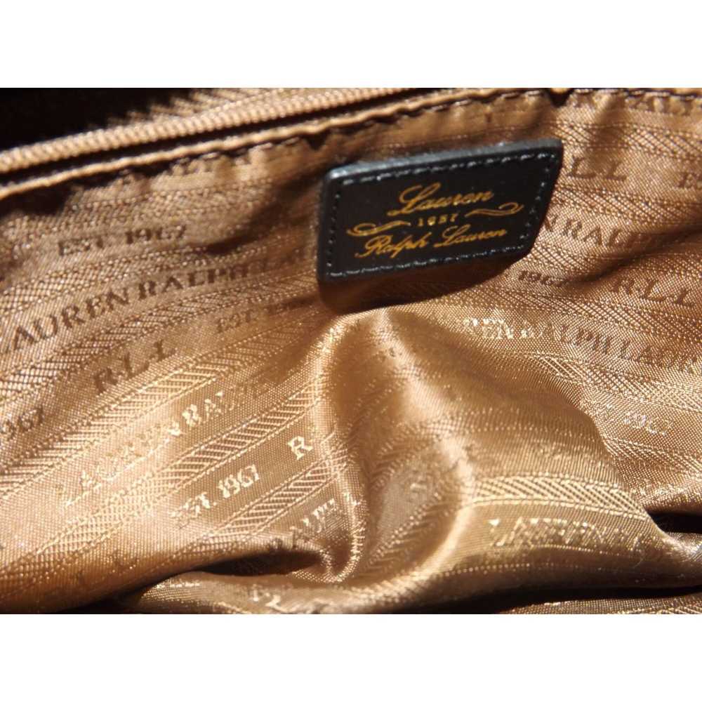 Ralph Lauren Ralph Lauren Handbag Purse Black Lea… - image 8