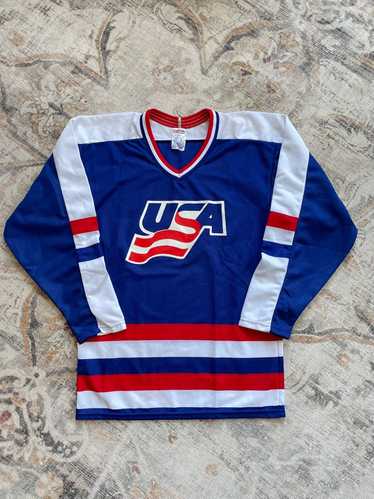 Hockey Jersey × Usa Olympics × Vintage Vintage 90s