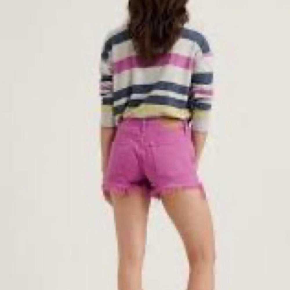 Lucky Brand Lucky Brand Mid Rise Purple Denim Cut… - image 3