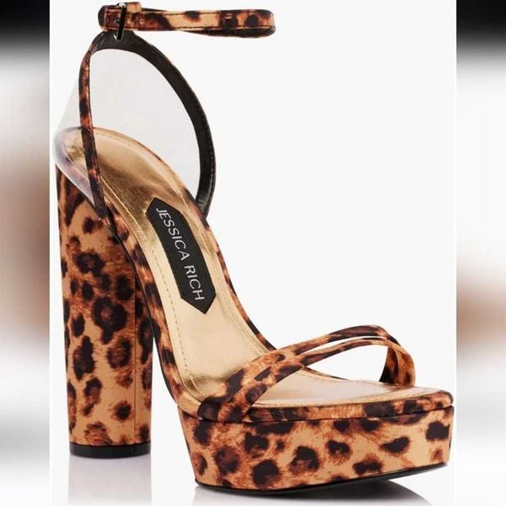 New JESSICA RICH Platform Sandal (Women) leopard … - image 1
