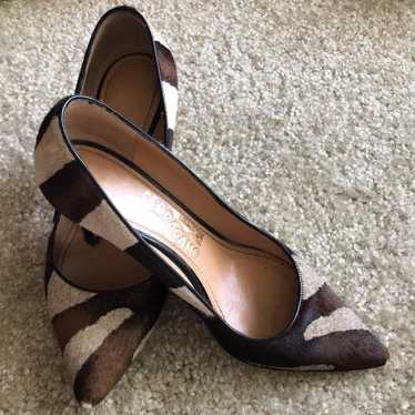 Salvatore Ferragamo Susi Fur Pumps